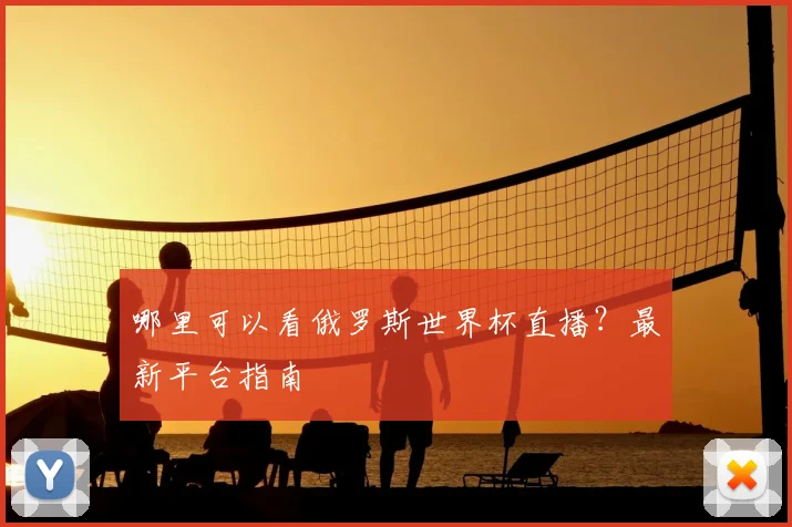 哪里可以看俄罗斯世界杯直播?最新平台指南