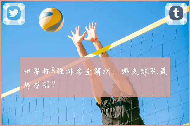 世界杯8强排名全解析:哪支球队最终夺冠?